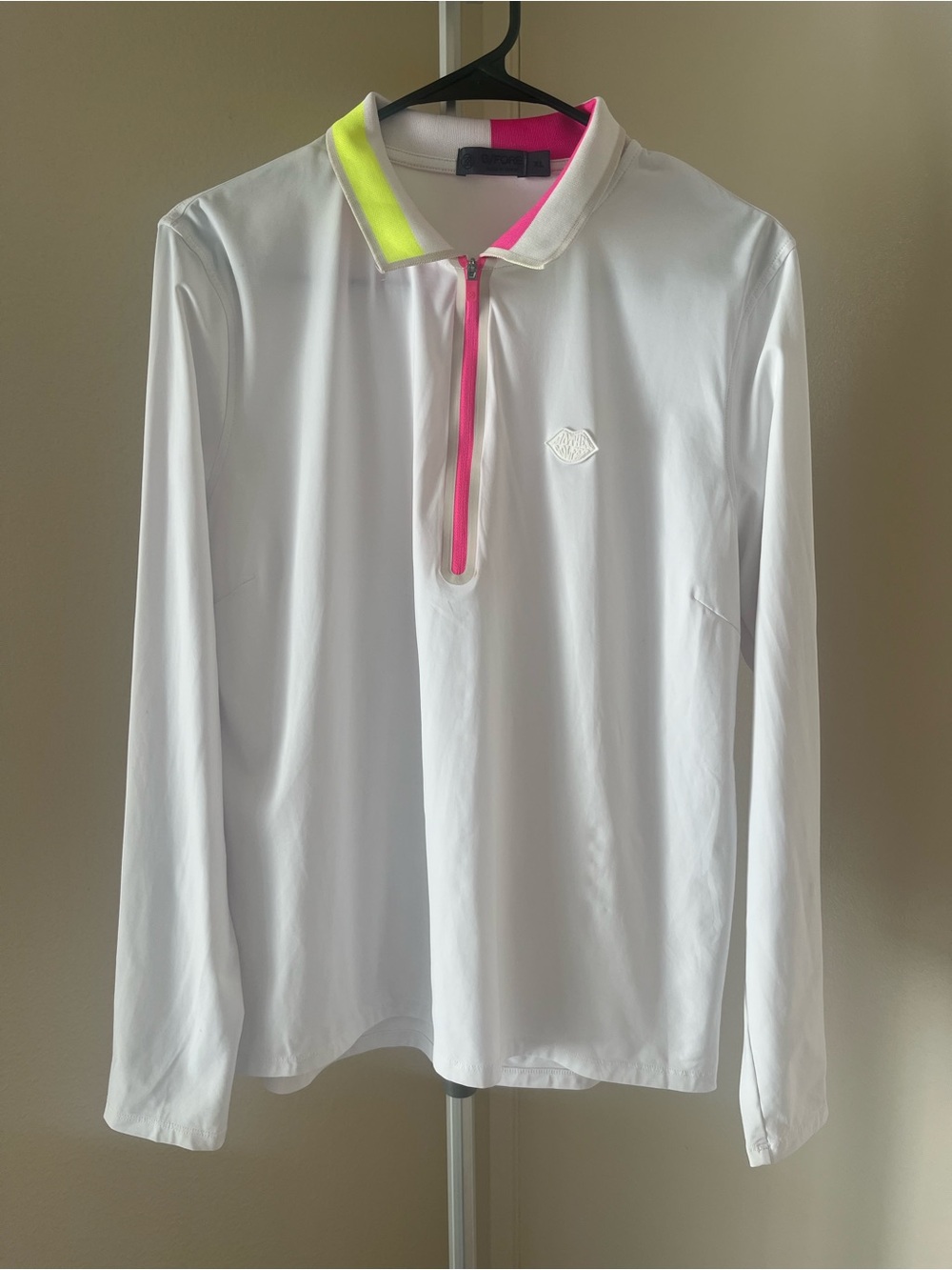 G/FORE Mother Golfer Sun Shield Silky Tech Nylon Quarter Zip Pullover Size XL